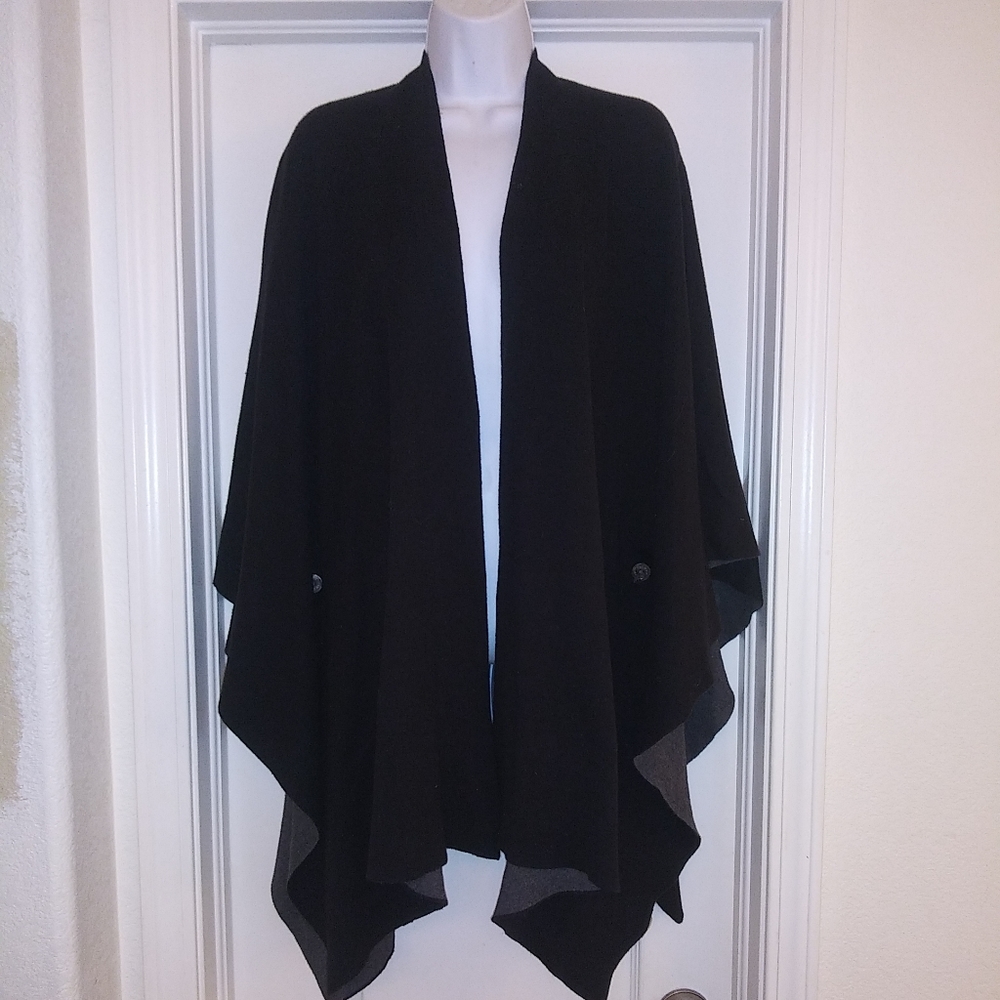 Vince Camuto Shawl Cape Poncho Cardigan Sweater